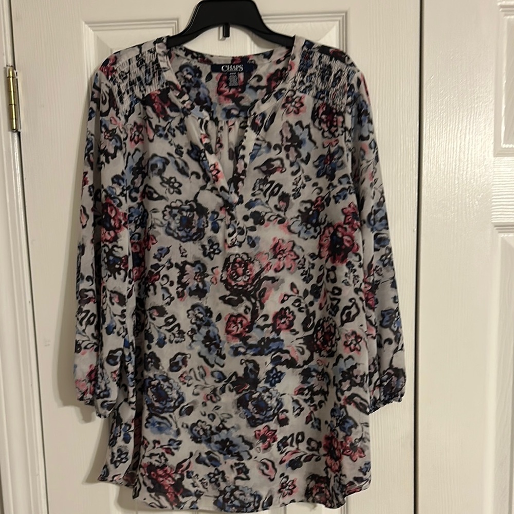 Chaps Women's Floral Top - Multicolor